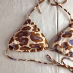Venus Bin40 New Womens Swimsuit String Bikini Top Animal Print Size 32DD/34D/36C Photo 1