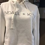 Kendall + Kylie NWT size small white hoodie women’s Photo 2