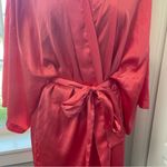 Victoria's Secret Victoria’s Secret Vintage Hot Pink Lightweight Robe Photo 2