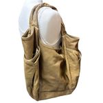 Hobo International  Slouchy Minimalist Green Leather Shoulder bag  boho Y2K 90s Photo 7