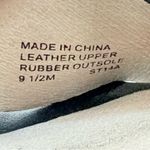 Michael Kors  Women’s Black Leather Wedge Platform Sandals Ankle Strap Size 9.5 M Photo 10