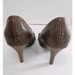 Aerosoles Brown Peep Toe Pumps Heels Shoes Women's 6.5 Heelrest Photo 3