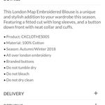 Cath kidston london white button down embroidered blouse 8 White Photo 2