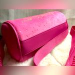 Juicy Couture NEW Pink Fuzzy Roll Crossbody Bag Photo 4