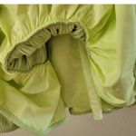 Jonathan Simkhai Cadence Mini Dress Size 2 NWT Green Puff Sleeve Ruffle Hem Photo 10