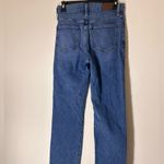 Madewell The perfect Vintage Jeans high rise straight leg size 25 blue denim Photo 10