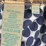 Boden dark wash mini denim front slit seam skirt size 8 Blue Photo 5