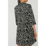 Tuckernuck Verdant Iris Royal Shirt Dress Size S NWT Cotton Floral Pockets Black Photo 5