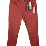 Pistola NEW Drea Slim Straight High-Waist Cropped Jeans 32 Red Rock Photo 1