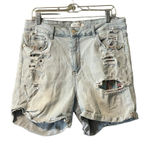 Judy Blue  Shorts Size 2XL‎ Blue Distressed Tribal Pockets Casual Beach Travel Photo 0