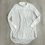 Treasure & Bond • gauzy sheer long sleeve button down shirt Photo 7