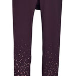 NEW Z by Zobha Shine Maroon Raisin Ombre Leggings Womens Size Small NWT Purple Photo 0