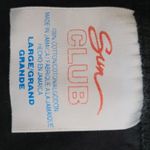 VINTAGE SINGLE STITCH SUN CLUB JAMAICA SHREDDED BEADED CROP COTTON BLACK TEE L Size L Photo 8