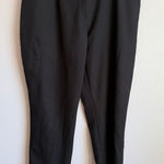 Oobe Black Flat Front Slim Ankle Leg Dress Pants Womens 20 Office Career Classic Size undefined Photo 0