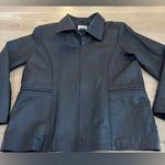 Sarah B Studio black leather jacket women’s size XL Photo 0