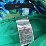 Banana Republic  Pants Women’s 6 Avery Business Casual Green Blue Floral Knit Photo 5