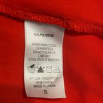 Pleione vintant red short sleeve blouse top shirt Christmas holiday womans small Photo 2