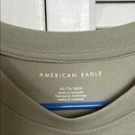 American Eagle  Outfitters Green Relaxed Short Sleeve Tee Photo 1