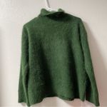 Korean brand fluffy warm cozy green turtleneck sweater Size M Photo 3