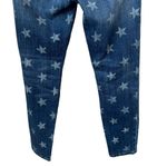 Current/Elliott Current Elliot The Stiletto White Star Print 80’s Ankle Skinny Jeans Photo 10