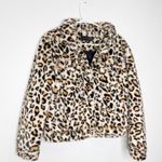 BLANK NYC  faux fur cheetah leopard print jacket size small Photo 10