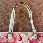 Coach Y2K Daisy Kaleidoscope Print Emma Tote Bag Pink White Large Shoulder Bag Photo 5