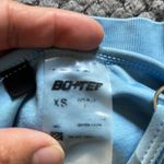 Bo+Tee Women's  Powder Blue Sports Bra Cross Back Athleisure Size XS EUC #6849 Photo 2