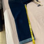 Levi's 512 Perfectly Slimming Jeans Stretch Dark Wash Denim High Rise Crop Size 8 Photo 13