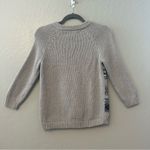 Old Navy womens gray fair isle crewneck knit sweater with sequins size small Photo 9