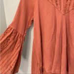 Free People  blush bell sleeve top size small! Photo 2