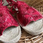 NEW Antik Batik Tori designed in Paris beautiful raffia red jute espadri… Size 6 Photo 3