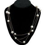 Nadine West Layered Pearl Necklace in Gold​​​ Gold Photo 0