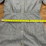 SEESUN Tanhoni Linen Cotton Shirt Dress In Color Whiblack Size L White Size L Photo 14