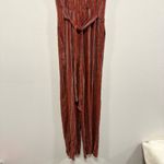 American Eagle  outfitters casual red stripped jumpsuit size XS! Photo 5