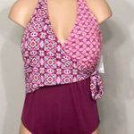 Lauren Ralph Lauren swimsuit. NWT Purple Size 16 Photo 0