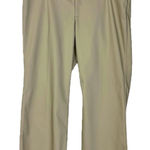 Lee  New Pants Flex Motion Straight Leg Mid Rise Khaki Tan Women’s Size 18 Short Photo 0
