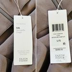 Eileen Fisher  Layered Bateau Neck Silk Jumpsuit | Luna / Gray | L | NWT Photo 6