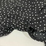 Princess Polly  Tie Front Polka Dot Mini Dress - Black - 6 Photo 9