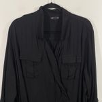 City Chic Women's Black Urban D Ring Shirt Dress Size M (18) Photo 2