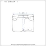 ZARA denim cutoff distressed shorts size 02 Photo 4