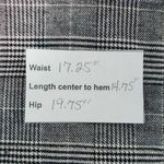 American Eagle  Black and White Plaid Mini Skirt Size 14 Preppy Plaid Skirt Photo 9