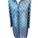 Bongo  sheer patterened shirt dress size xl Photo 2