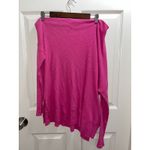We The Free Get Together Long Sleeve Off Shoulder Top Size Small Pink Slouchy Photo 3