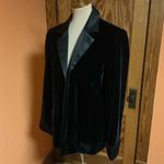 Coldwater Creek  Black Velvet n Satin Dressy Blazer Photo 4