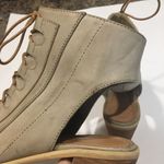 Very Volatile  • Tan peep toe lace up heels Size 9 Photo 7