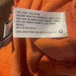 A New Day  Shorts Womens Sz Small Linen Paper Bag Orange Mid Rise Stretch Pockets Photo 3