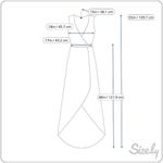 Sandra Darren  Pink Floral Faux Wrap Hi Low Vee Neck‎ Maxi Dress Size 10 Photo 6