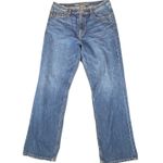 American Eagle  Low Rise Baggy‎ Wide Leg Jeans Women's 16 Short Distressed Photo 0