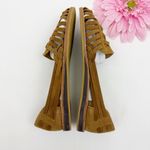 Nisolo Huarache Sandal Suede Leather Tan Almond Size 8.5 Photo 11