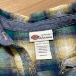 Dickies Women’s medium  flannel plaid button up Photo 4